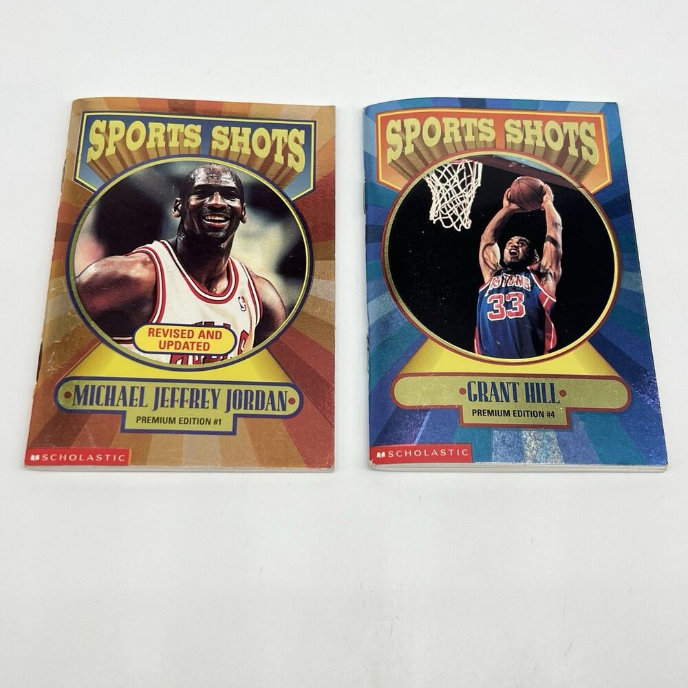 VTG 90s Scholastic “Sports Shots” Collectors Mini-Book Lot of 11 Jordan Marino - Picture 5 of 16